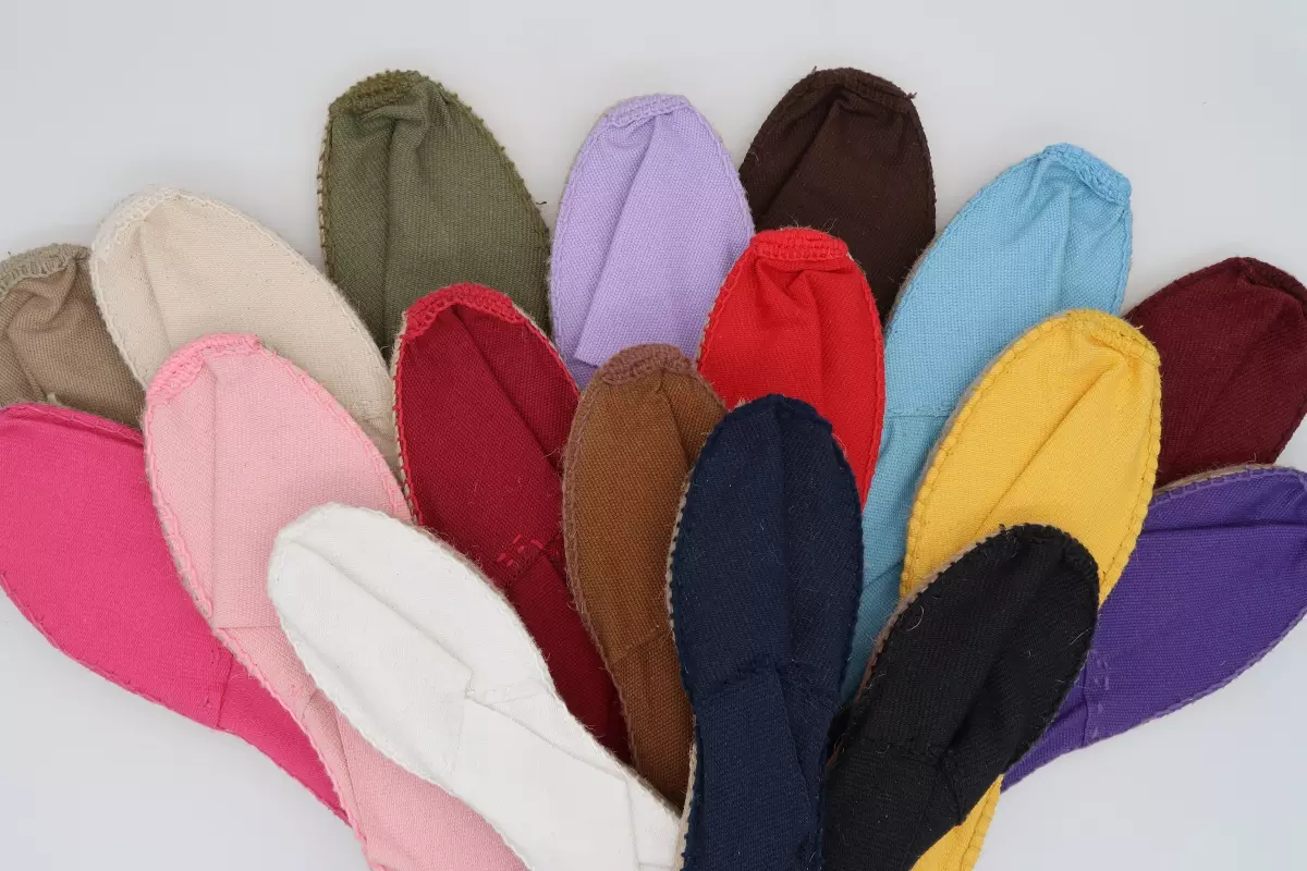 Alpargata plana 14 negro azul marino celeste amarillo rojo rosa fucsia beige lila morado burdeos