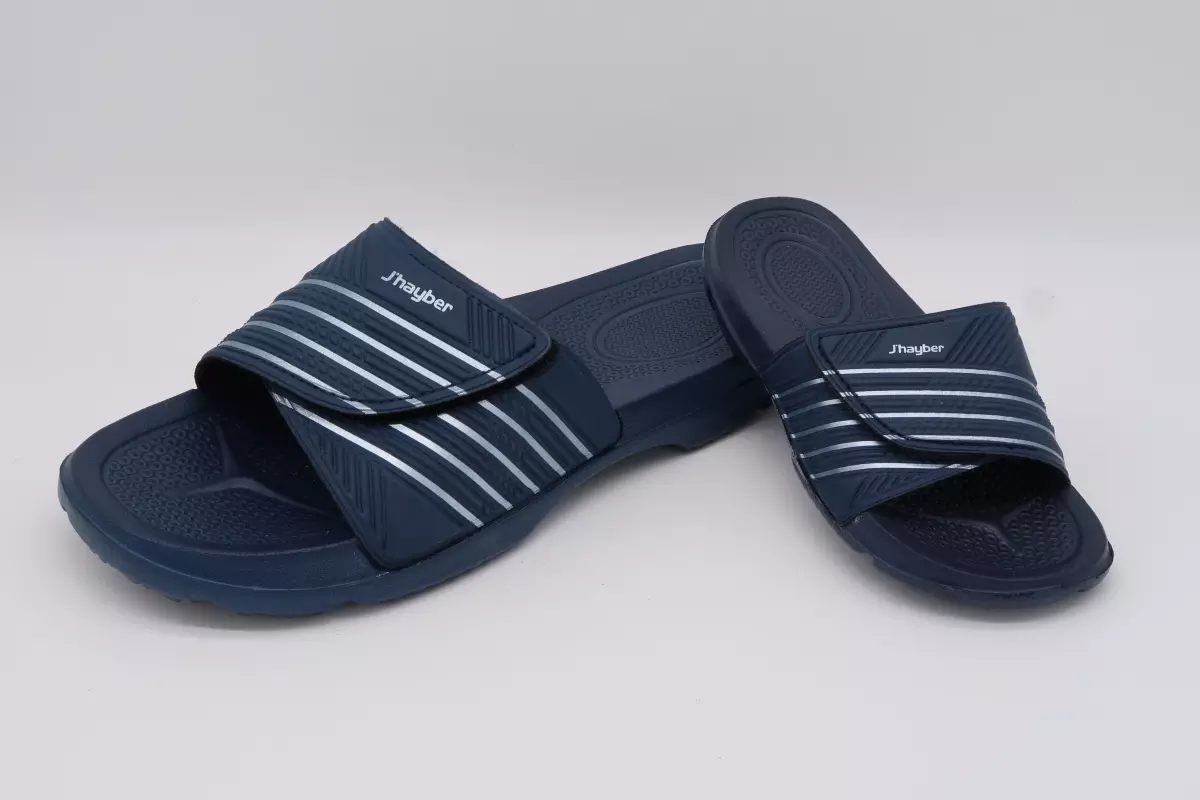 Chancleta de tira ajustable | 19 j´hayber azul marino