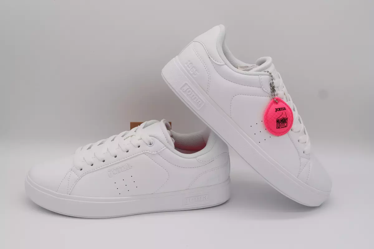 Zapatilla deportiva blanca con plantilla de memoria | 42 blanco joma