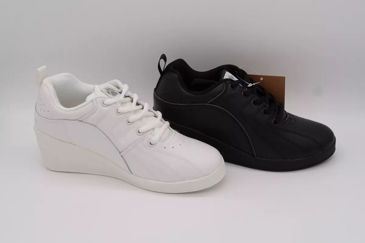 Zapatilla deportiva con cuña | 41 kelme blanco negro