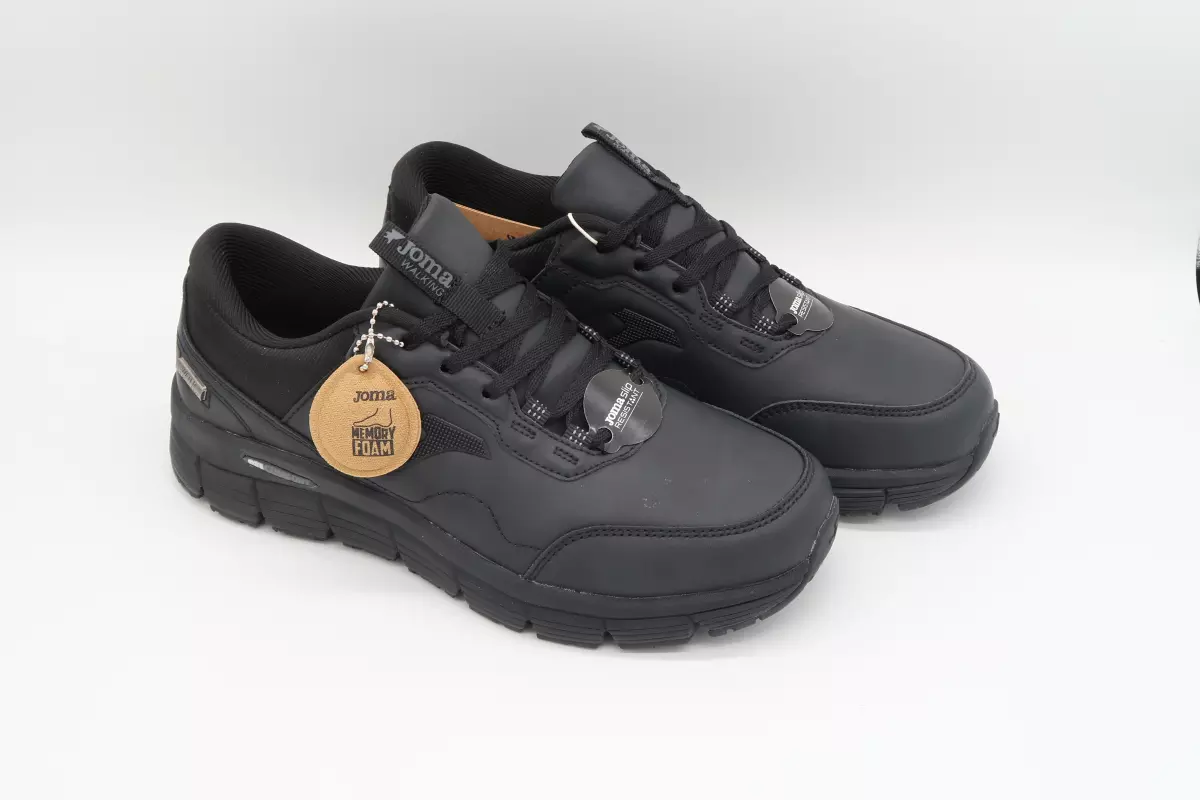 Zapatilla deportiva con suela antiimpacto, antideslizante y plantilla de memoria_56_triton negro joma  