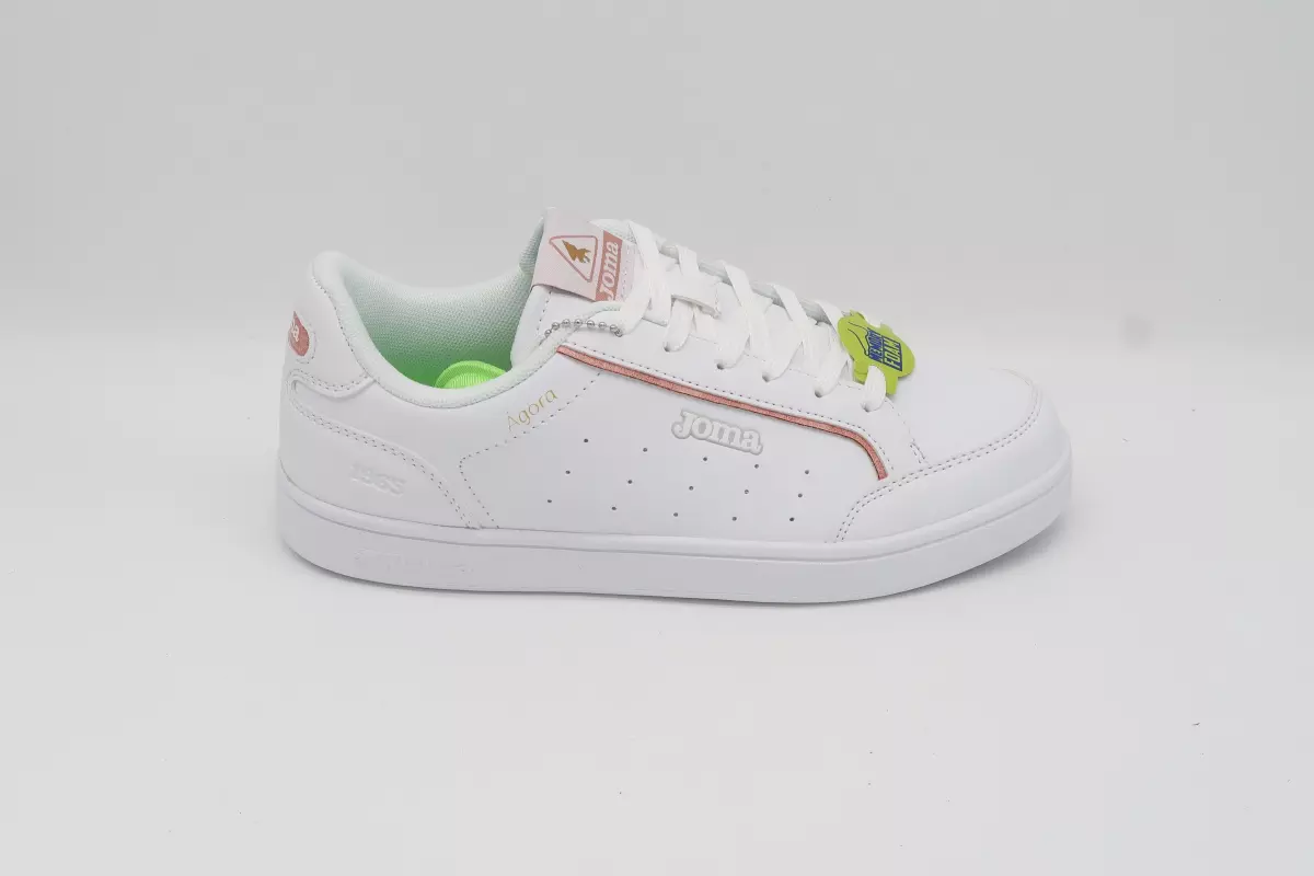 Zapatilla deportiva de cordón 45 joma blanco agora