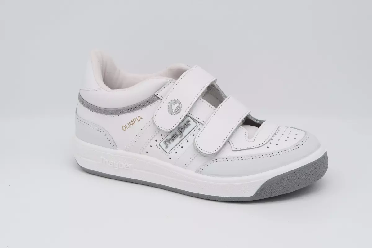 Zapatilla deportiva de velcro | 55 j´hayber blanco