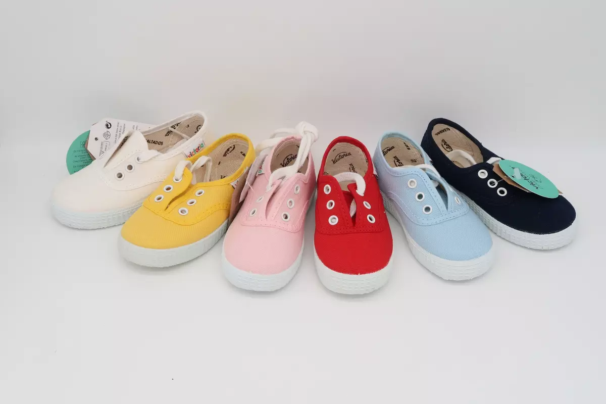 Victoria infantil de lona | 20 wamba amarillo blanco rojo azul marino rosa celeste