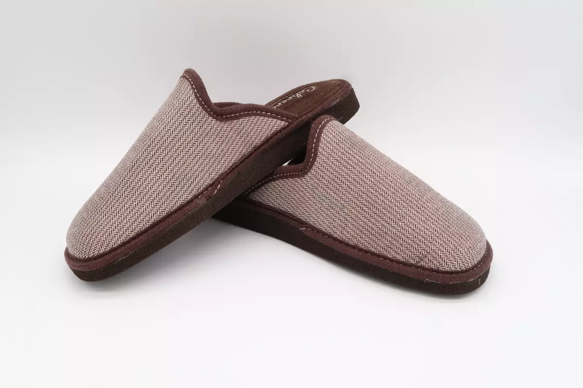 Zapatilla de casa destalonada estampado con suela silenciosa ultraligera 24 