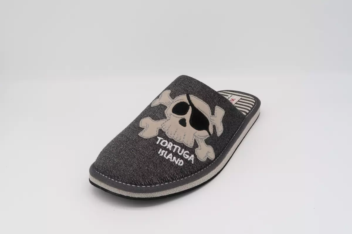 Zapatilla de casa  destalonada suela ultraligera calavera | 30 