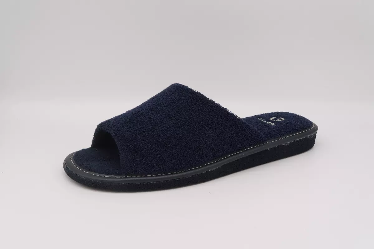 Zapatilla de casa de felpa abierta con suela ultraligera | 27 