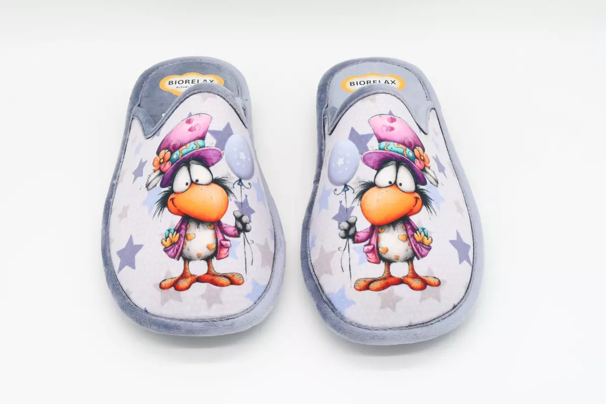 Zapatilla destalonada plantilla relax dibujo globos | 25 