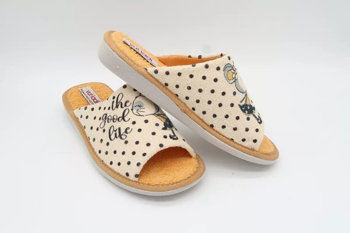 Zapatilla abierta de felpa con suela ultraligera y dibujo | 29 