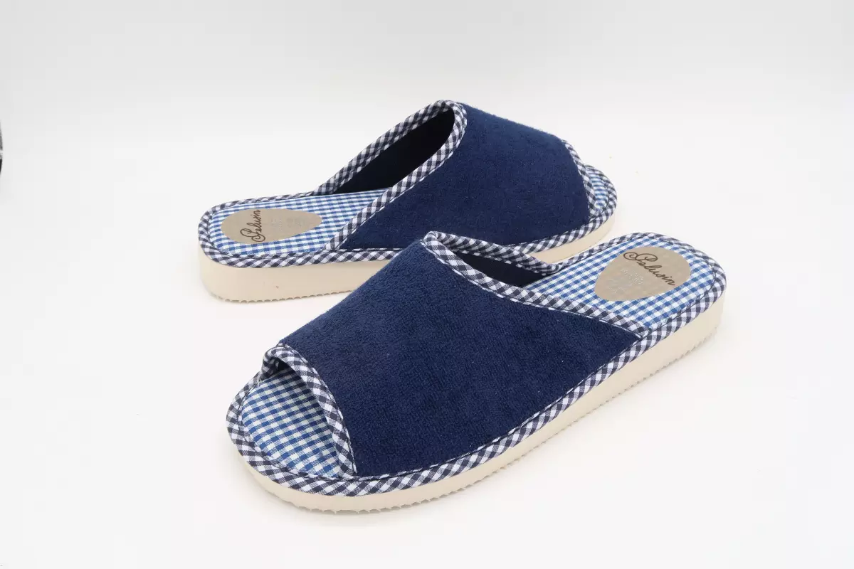 Zapatilla abierta de felpa 14 