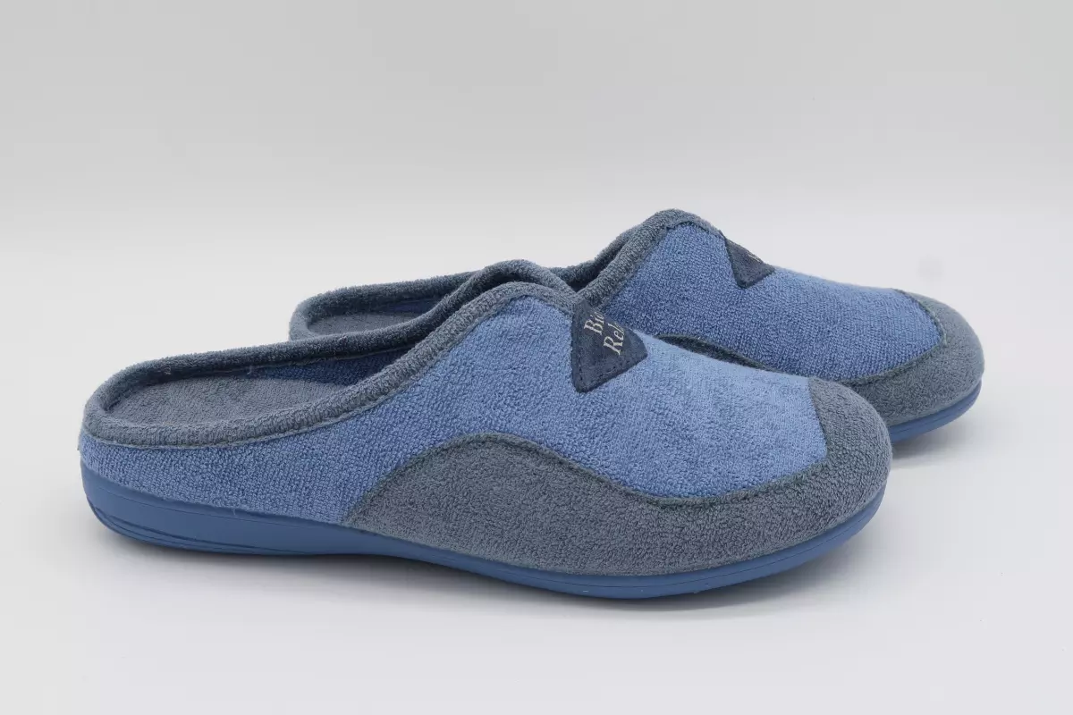 Zapatilla de casa destalonada bicolor 20 