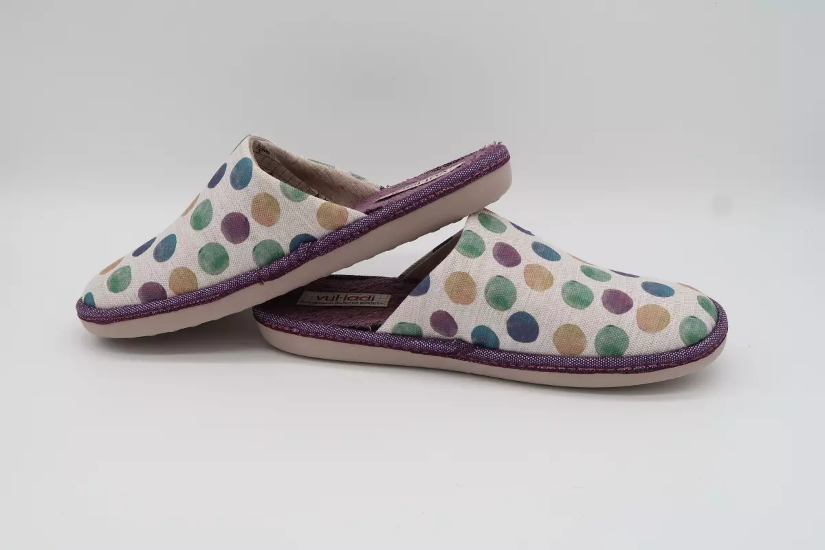 Zapatilla de casa destalonada estampada de verano 27 